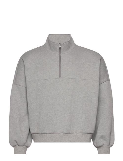 Elevated Double Knit Loose Mock Neck VANS Grey