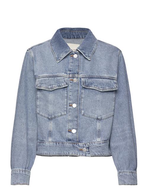 GANT Cropped Denim Jacket GANT Blue