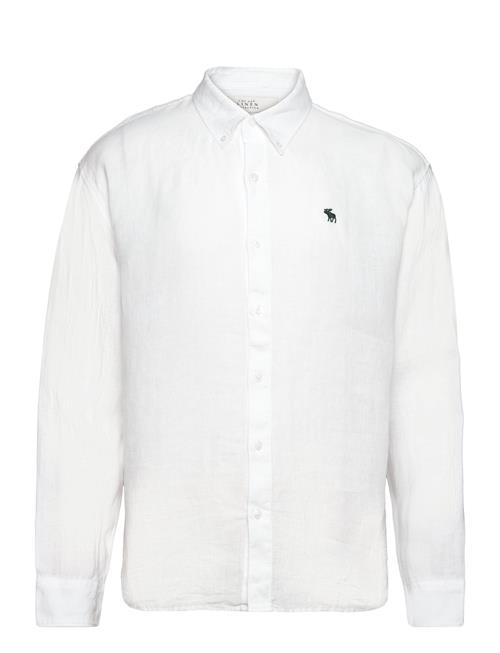 Abercrombie & Fitch Anf Mens Wovens Abercrombie & Fitch White