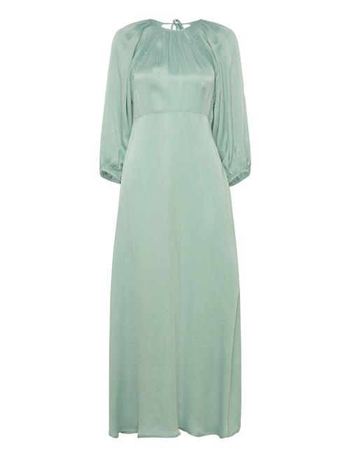 by Ti Mo Crepe Satin Maxi Dress By Ti Mo Green