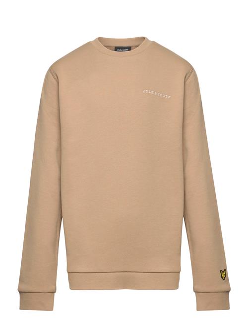 Script Crew Neck Sweatshirt Lyle & Scott Beige