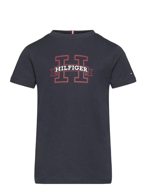 Tommy Hilfiger H Print Regular Tee Ss Tommy Hilfiger Navy