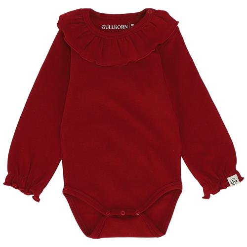 Gullkorn Design Sonja Bodysuit Deep Red | Rød | 74 cm