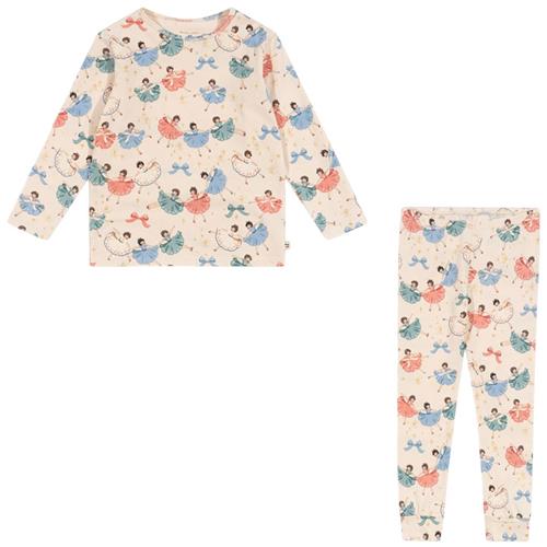 Konges Sløjd Basic Blouse/Pants Set Gots - Bow Ballerina |  | 7-8 years