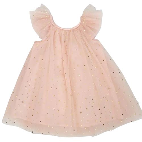 DOLLY by Le Petit Tom Stars & Moon Tulle Fairy Dress Ballet Pink | Lyserød | 1-3 years