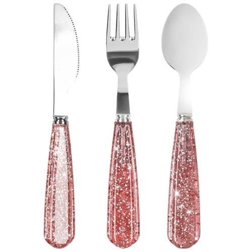 Konges Sløjd Glitter Cutlery Sparkling Pink | Lyserød | 0