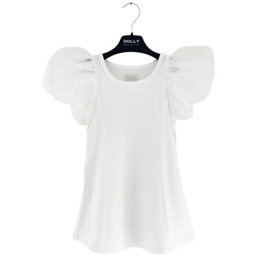 DOLLY by Le Petit Tom Organza Kjole White | Hvid | 4-6 years