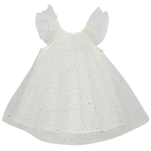 DOLLY by Le Petit Tom Stars & Moon Tulle Fairy Dress Ballet White | Hvid | 1-3 years