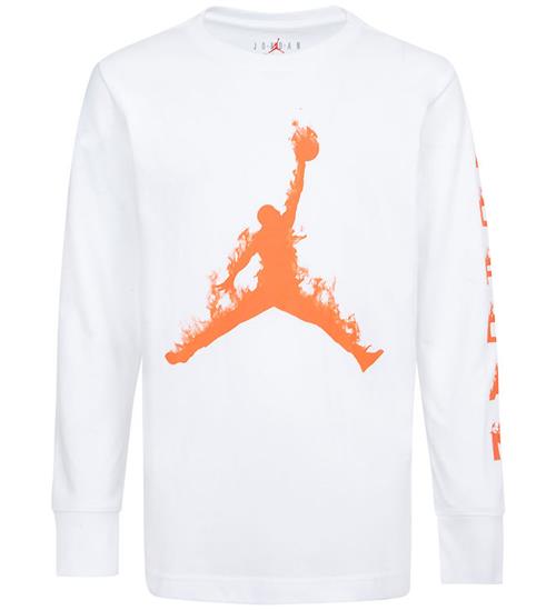 Jordan Bluse - Hvid/Orange