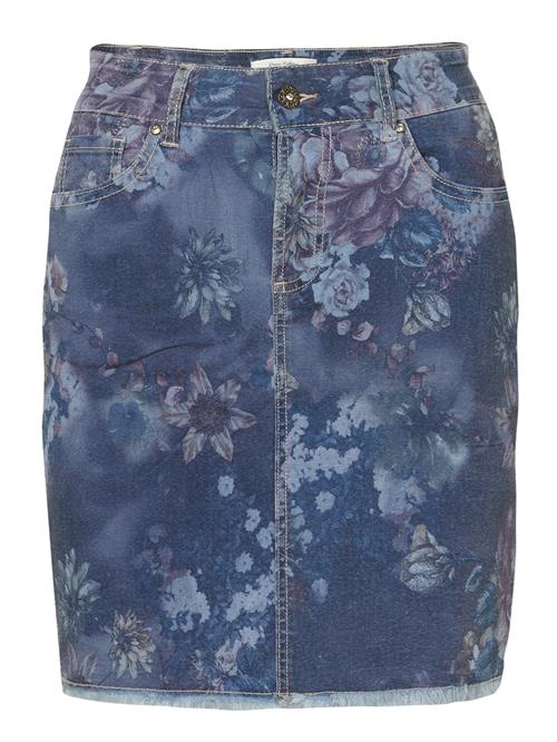 KOROSHI Nederdel  blue denim