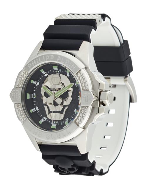 Philipp Plein Analogt ur 'THE $KULL'  mint / sort / sølv