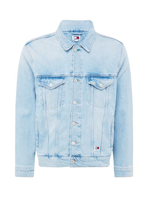 Tommy Jeans Plus Overgangsjakke 'RYAN'  blue denim / mørkeblå / rød / hvid