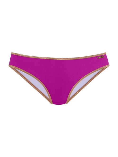 Se BRUNO BANANI Bikinitrusse 'Milano'  guld / neonlilla ved About You