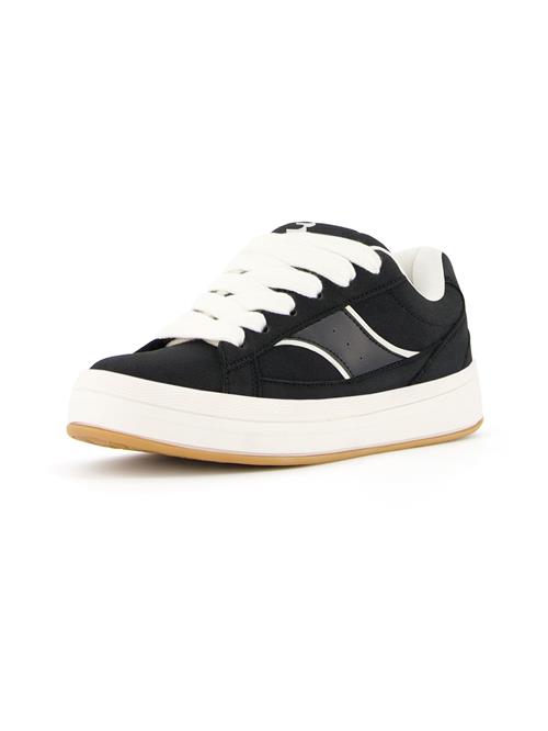 Bershka Sneaker low  sort / hvid