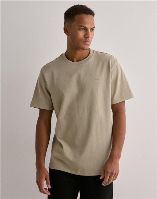 Neuw Neuw Rib Band Tee Kortærmede t-shirts Beige