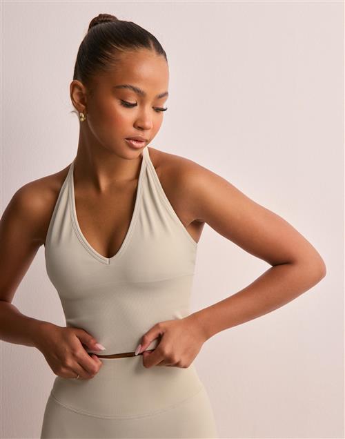 Aim'n - Beige - Shape Seamless Cross Back Bralette