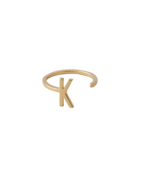 Ring A-Z Gold Design Letters Gold