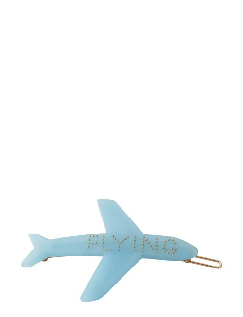 Design Letters Iconic Hair Clip Airplane Design Letters Blue