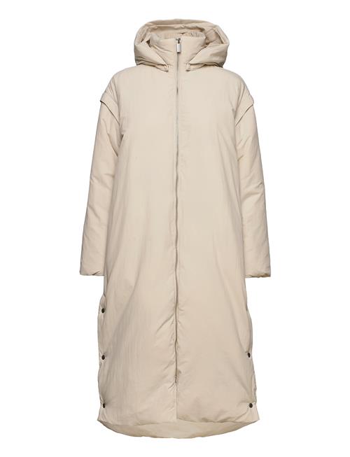 Lindex Coat Puffer Detatchable Slv Po Lindex Cream