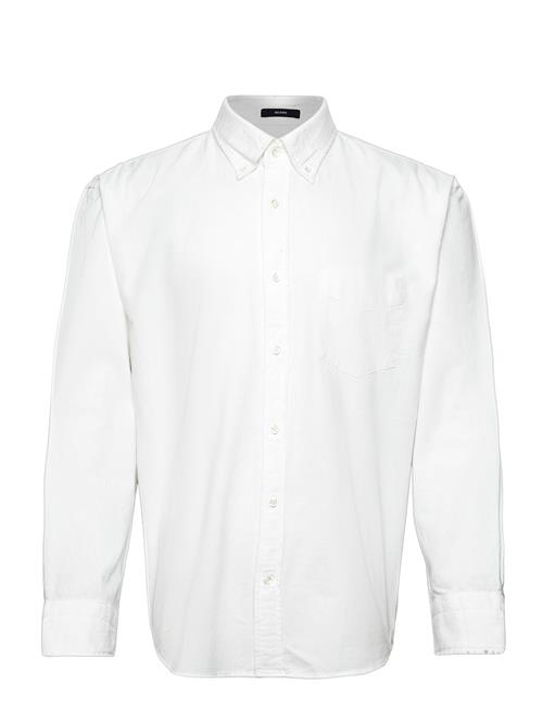 GANT Rel Gmnt Dyed Texture Weave Shirt GANT White