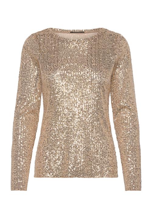 Bruuns Bazaar Jewelbb Ls O-Neck Blouse Bruuns Bazaar Gold