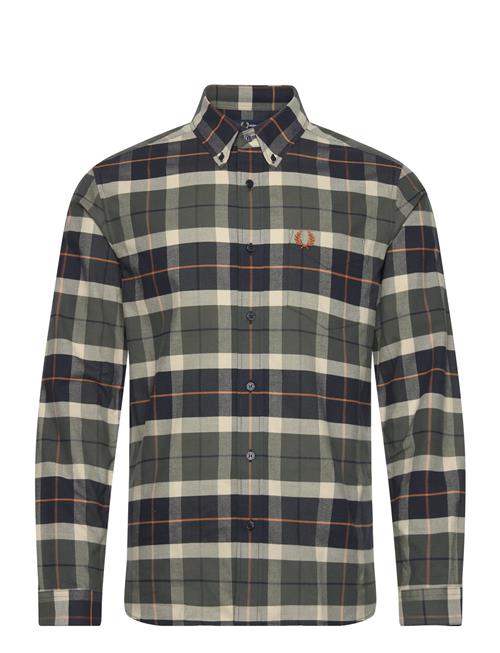 Fred Perry Brushed Tartan Shirt Fred Perry Green