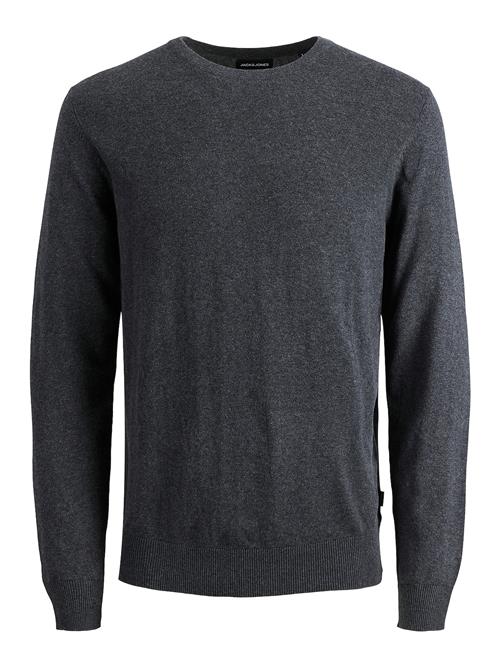 Se Jack & Jones Jjeemil Knit Crew Neck Noos Jack & J S Grey ved Booztlet