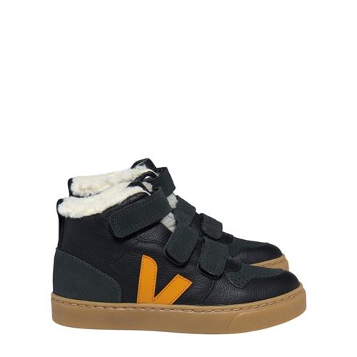 Veja Small V-10 Mid Forede Sneakere Black Ouro Graphite | Sort | 32 EU