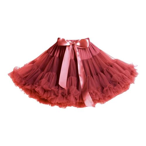 DOLLY by Le Petit Tom Vintage Pettiskirt Red | Rød | 3-18 months