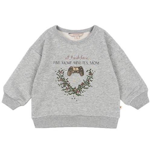 Konges SlÃ¸jd Sweatshirt - Lou - Grey Melange