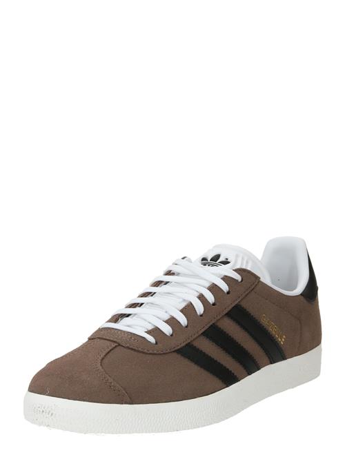 ADIDAS ORIGINALS Sneaker low 'GAZELLE'  brokade / guld / sort