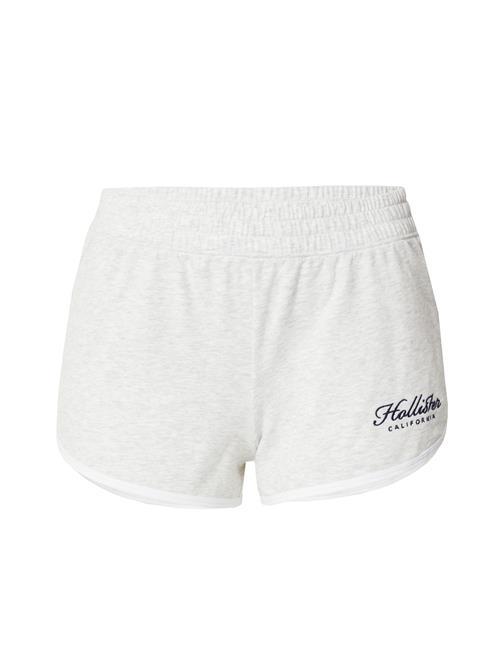 HOLLISTER Bukser  navy / grå-meleret / hvid