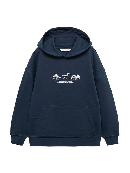 MANGO KIDS Sweatshirt 'DINOS'  navy / offwhite