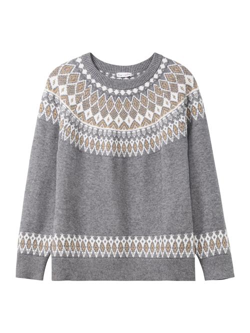 SHEEGO Pullover  beige / grå-meleret