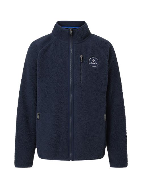 CASH-MERE.CH Fleecejakke  navy / hvid