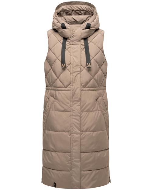 MARIKOO Vest 'Narikaa 16'  taupe / sort