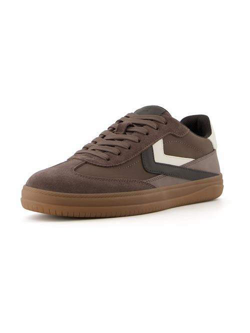 Bershka Sneaker low  brun / offwhite