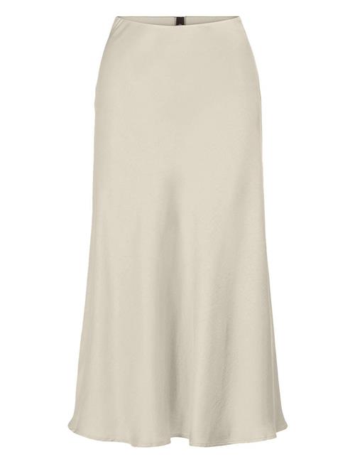 YAS Yaspastella Hw Midi Skirt - Noos YAS Beige