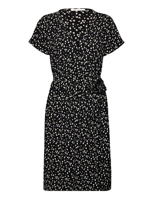 Tamaris Apparel Arpajon Half Sleeve Wrap Dress Tamaris Apparel Black