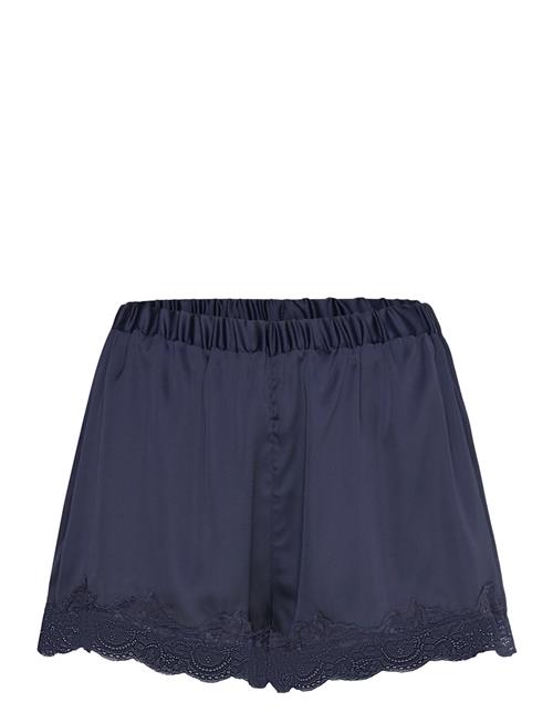 Lindex Shorts Lace Satin Lindex Navy