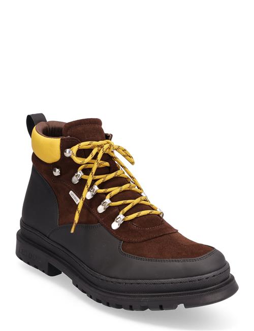 Les Deux Tyler Mid Hiking Boot Les Deux Brown