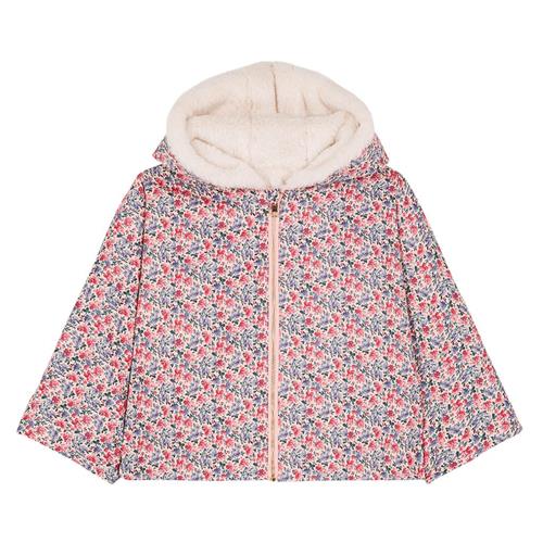 Louise Misha Felvet Vendbar Jakke Blush Floral World | Lyserød | 4 years