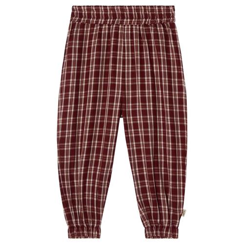 Buddy & Hope Viggo Christmas Check Bukser i Red 110/116 cm  Rød Tern 110/116 cm  Unisex
