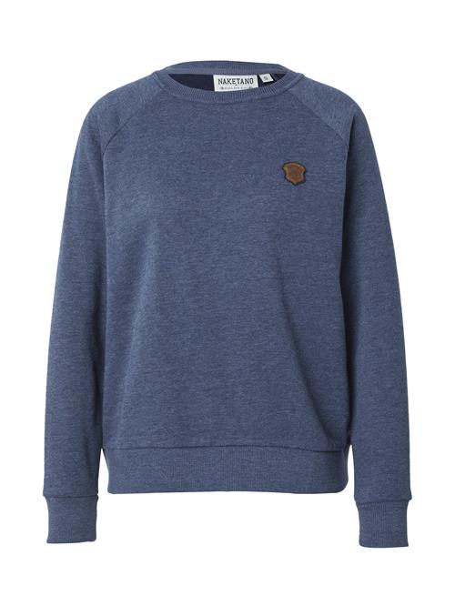 naketano Sweatshirt  dueblå / brun