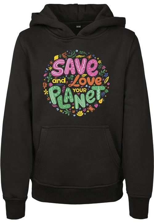 Mister Tee Sweatshirt 'Save And Love'  gul / grøn / orange / pink / sort