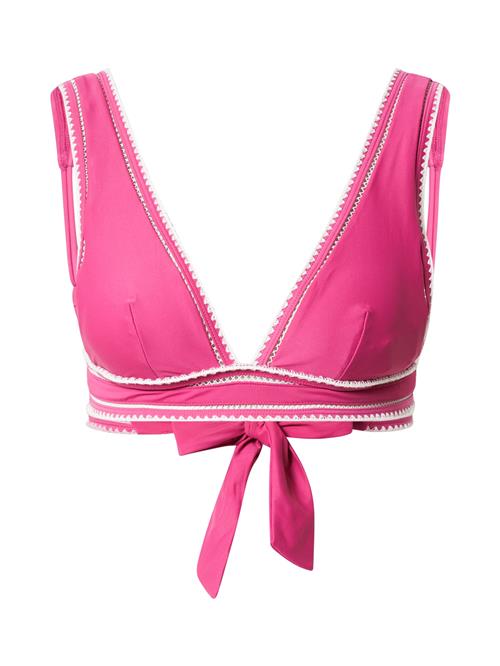 Hunkemöller Bikinioverdel 'Maya'  fuchsia / hvid