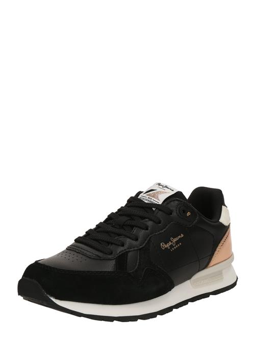 Pepe Jeans Sneaker low 'Brit Sun'  lysebrun / sort / hvid