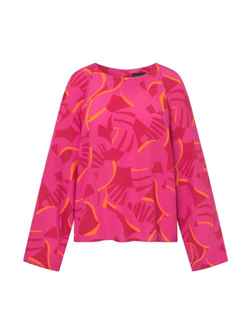 Jascha Stockholm Bluse  gylden gul / pink / rød