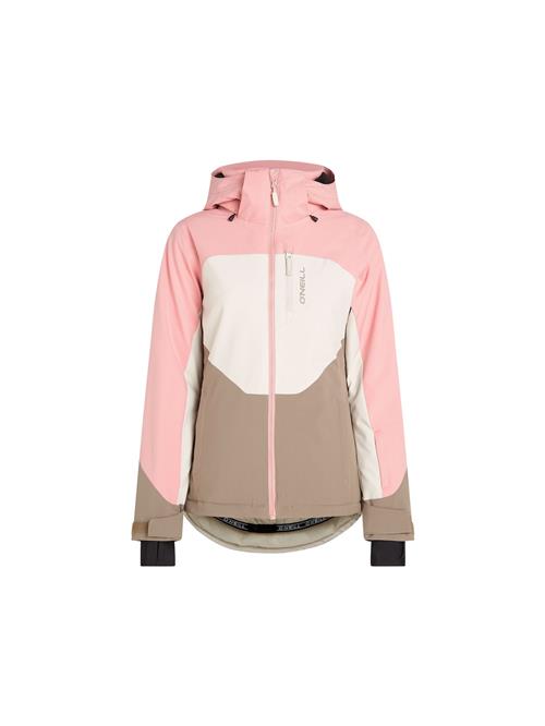 O'NEILL Udendørsjakke 'Carbonite'  khaki / pink / hvid