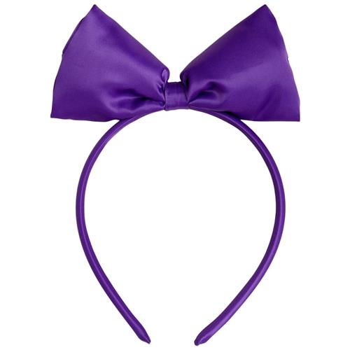 Mini Rodini Satin Bow Headband Purple | Lilla | 0